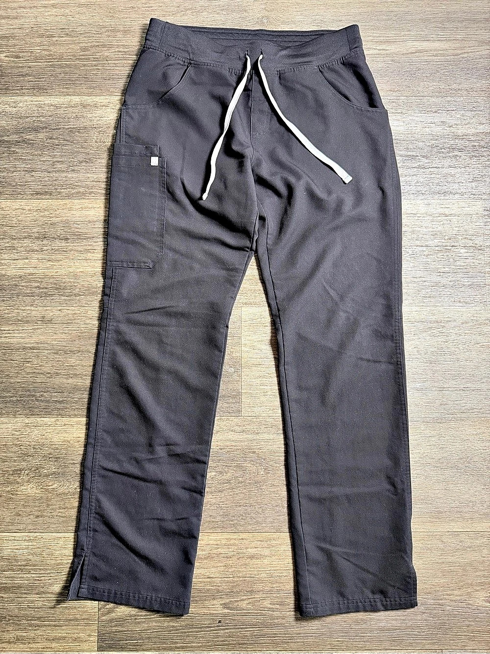 FIGS Technical Collection Scrub Pants Black Medium Tall Women’s